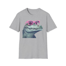 Whimsical Alligator with Pink Sunglasses - Classic Fit