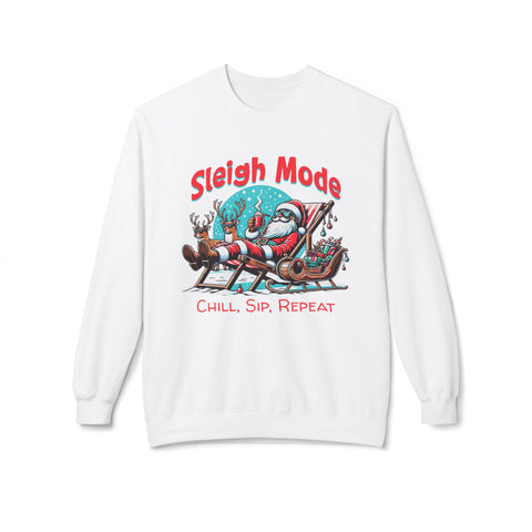 Sleigh Mode- Fleece Crewneck Sweatshirt