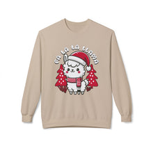 Fa La La Llama Christmas - Fleece Crewneck Sweatshirt