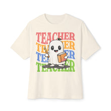 Teacher v2 - Funny Halloween Party Fall Oversized Fit Shirt