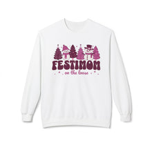 Christmas Mom- Fleece Crewneck Sweatshirt