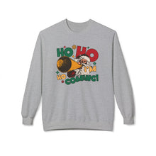 Santa Claus Christmas Ho Ho - Fleece Crewneck Sweatshirt