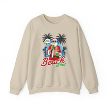 Beach Vibes with Santa - Crewneck Sweatshirt