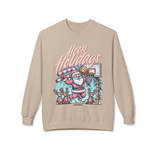 Hoop Holidays- Fleece Crewneck Sweatshirt