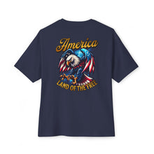 America Land Of The Free - Oversized Back Printed