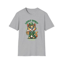 St Patrick's Lucky Spirit with Cat Drink Beer - Classic Fit