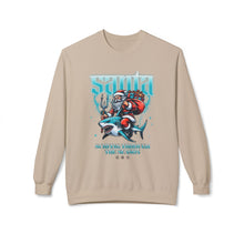 Santa Shark - Fleece Crewneck Sweatshirt