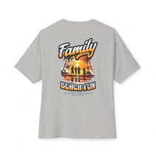 Family Beach Fun - Oversized Back Printed