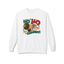 Santa Claus Christmas Ho Ho - Fleece Crewneck Sweatshirt