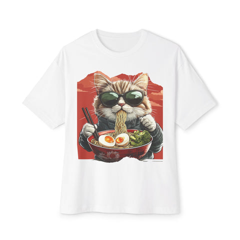 Noodle Cat v1 - Oversized Fit Shirt