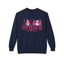 Christmas Mom- Fleece Crewneck Sweatshirt