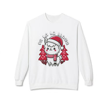 Fa La La Llama Christmas - Fleece Crewneck Sweatshirt