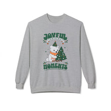 Joyful Christmas Moments - Fleece Crewneck Sweatshirt