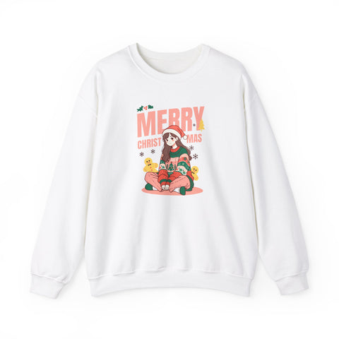 Merry Christmas Girl - Crewneck Sweatshirt