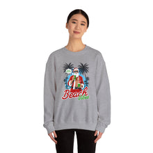 Beach Vibes with Santa - Crewneck Sweatshirt