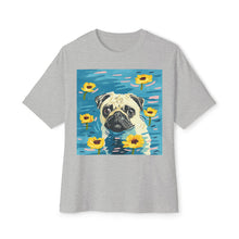 Pug Yellow Flower - Oversized Fit