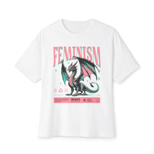 Feminist Pink Dragon - Oversized Fit Shirt