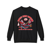 Santa Trust Problem - Fleece Crewneck Sweatshirt