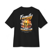 Family Beach Fun - Oversized Back Printed