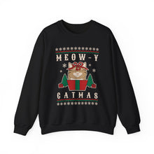 Meow - Crewneck Sweatshirty Catmas - Crewneck Sweatshirt