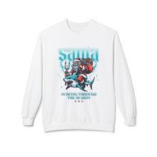 Santa Shark - Fleece Crewneck Sweatshirt