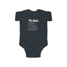 My Aunt List  - Baby Bodysuit