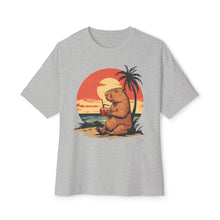 Minimalist Capybara On Vacation v2 - Oversized Fit