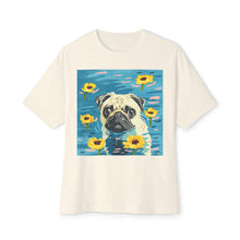 Pug Yellow Flower - Oversized Fit