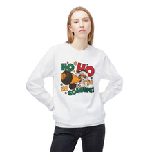 Santa Claus Christmas Ho Ho - Fleece Crewneck Sweatshirt