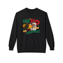 Santa Claus Christmas Ho Ho - Fleece Crewneck Sweatshirt