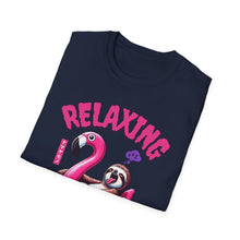 Sleepy Sloth On Flamingo Floatie - Classic Fit