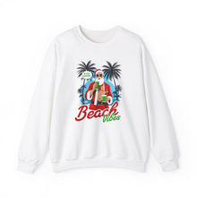 Beach Vibes with Santa - Crewneck Sweatshirt