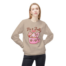 Jolly Vibes Christmas- Fleece Crewneck Sweatshirt