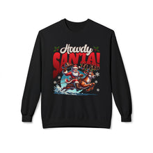 Howdy Santa - Fleece Crewneck Sweatshirt