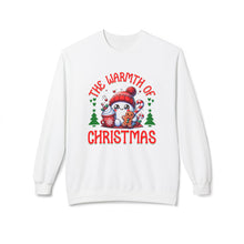 The Warmth of Christmas - Fleece Crewneck Sweatshirt