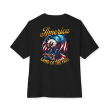 America Land Of The Free - Oversized Back Printed