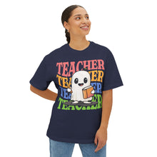 Teacher v2 - Funny Halloween Party Fall Oversized Fit Shirt