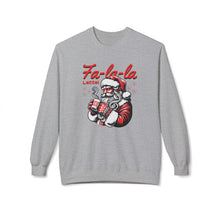 Fa - la - la Latte - Fleece Crewneck Sweatshirt