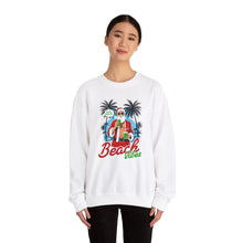 Beach Vibes with Santa - Crewneck Sweatshirt