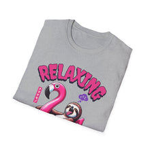 Sleepy Sloth On Flamingo Floatie - Classic Fit