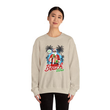 Beach Vibes with Santa - Crewneck Sweatshirt