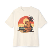 Minimalist Capybara On Vacation v2 - Oversized Fit