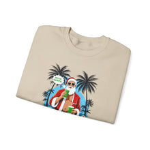 Beach Vibes with Santa - Crewneck Sweatshirt