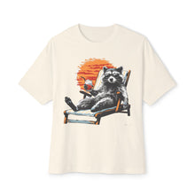 Racoon Sunbathing - Oversized Fit