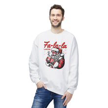 Fa - la - la Latte - Fleece Crewneck Sweatshirt