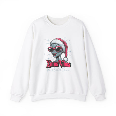 Alien Christmas Vibes - Crewneck Sweatshirt