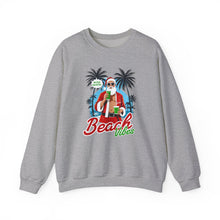 Beach Vibes with Santa - Crewneck Sweatshirt