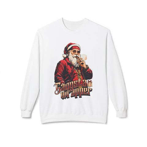 Gangsta Wrapper- Fleece Crewneck Sweatshirt