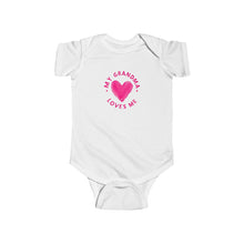 Pink Heart Grandma - Baby Bodysuit