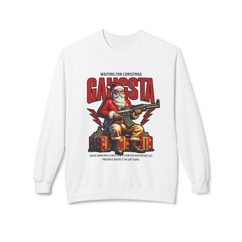 Waiting For Christmas- Fleece Crewneck Sweatshirt